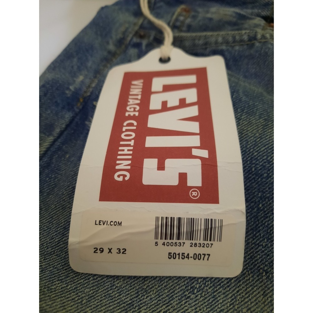 Levis Vintage Clothing LVC 501z XX 1954 28 32 Distressed Jeans New Selvedge Mens - Picture 9 of 15